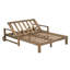 Chaise longue d'extérieur avec sièges doubles-973152466