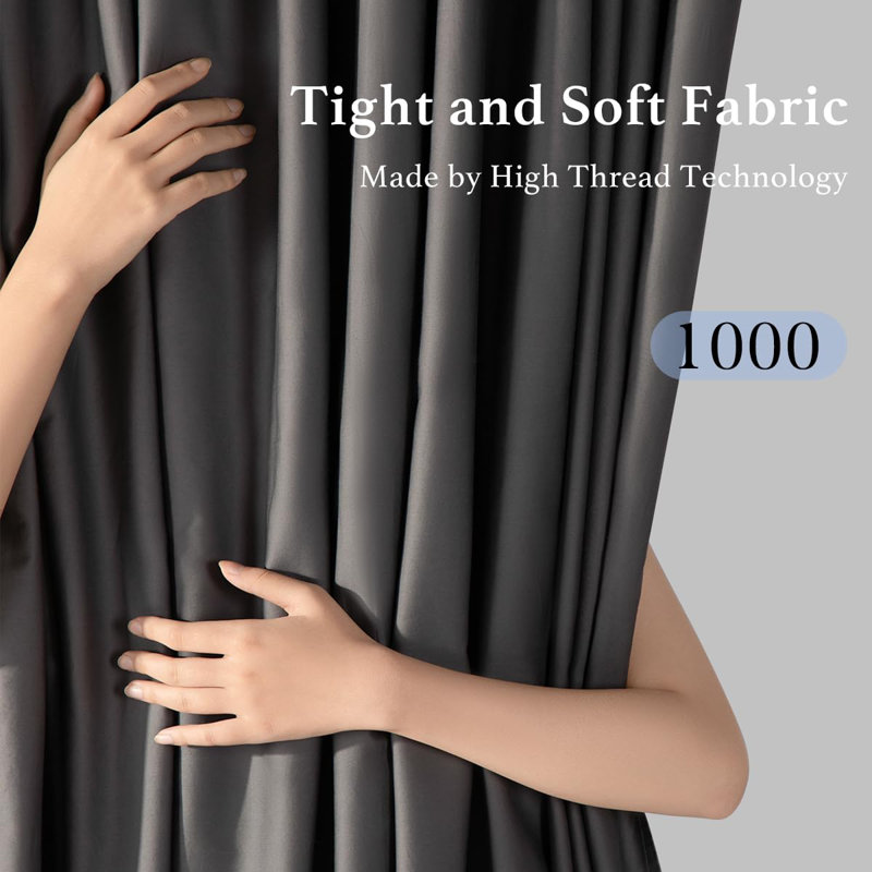 1000 Thread Count Egyptian-Quality Cotton Sheet Sets, Queen Sheet Set with 2 Pillowcases, Dark Gray