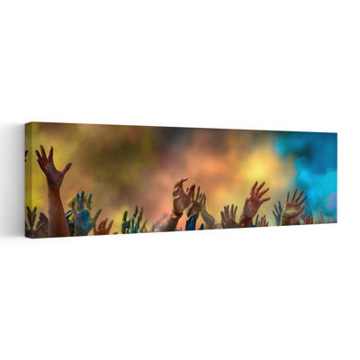 «Joyful Color Festival», art mural contemporain coloré et vibrant