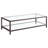 Black Nickel 1-shelf Coffee Table