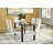 Glass Top Metal Base Dining Table-26153846