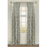 Blade Cotton Blend Floral Room Darkening Thermal Rod Pocket Curtain Panels