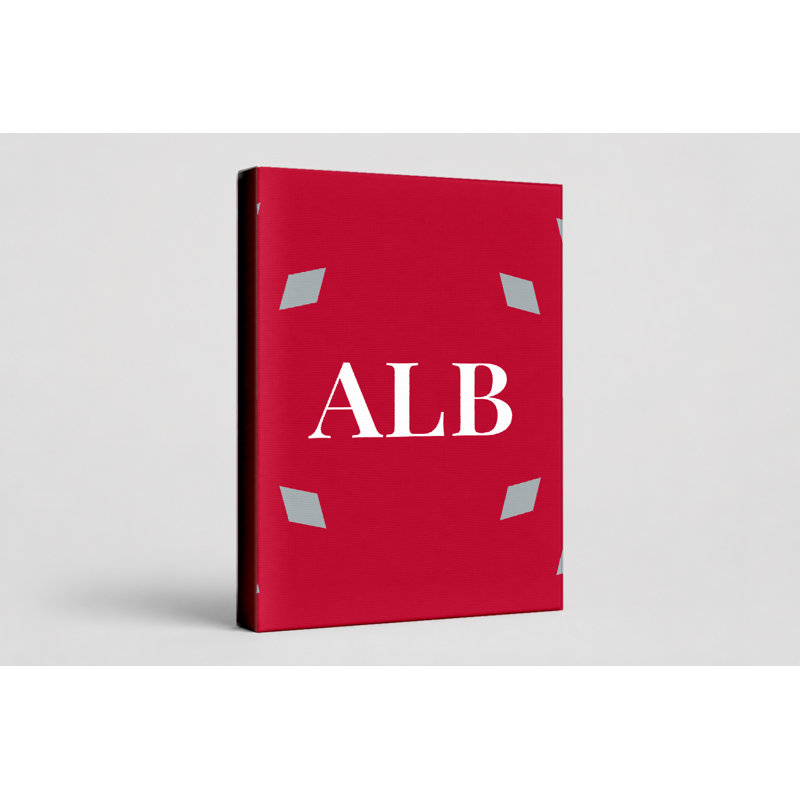 Monogramme de luxe Albuquerque - blanc cerise argenté, 18" H x 12" W