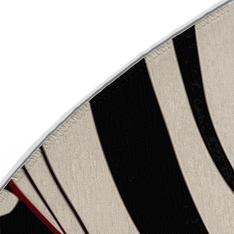 Eternal Drift Indoor And Outdoor Area Rug, Round 5'