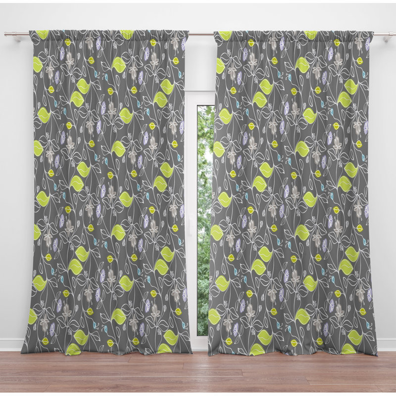 Paire de rideaux obscurcissant en polyester Janley, L 20 po x L 82 po