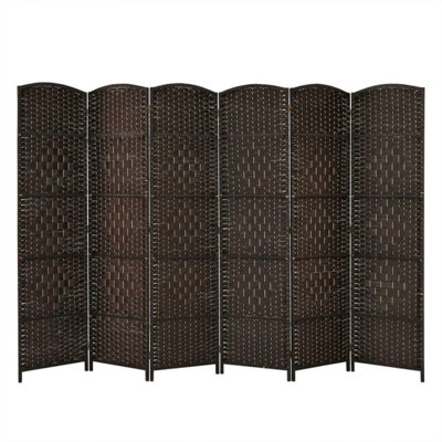 107.5" W x 71" H 6 - Panel Folding Room Divider by Red Barrel Studio