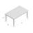 Navi Solid Wood Base Dining Table