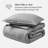 Bare Home Heathered Comforter Set - Ultra-Soft - Goose Down Alternative - All Season Warmth-72191299-72191300