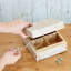 Antique White Leaf Mango Wood Jewellery Box