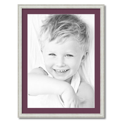 Wood Matte Picture Frame with Mat