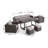 Cannes 7 - Person Patio Conversation Set with Cushions