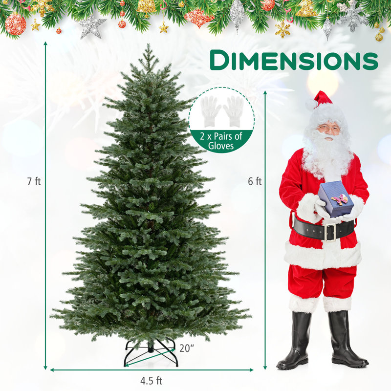 Arbre de Noël pin pré-éclairé, 7'
