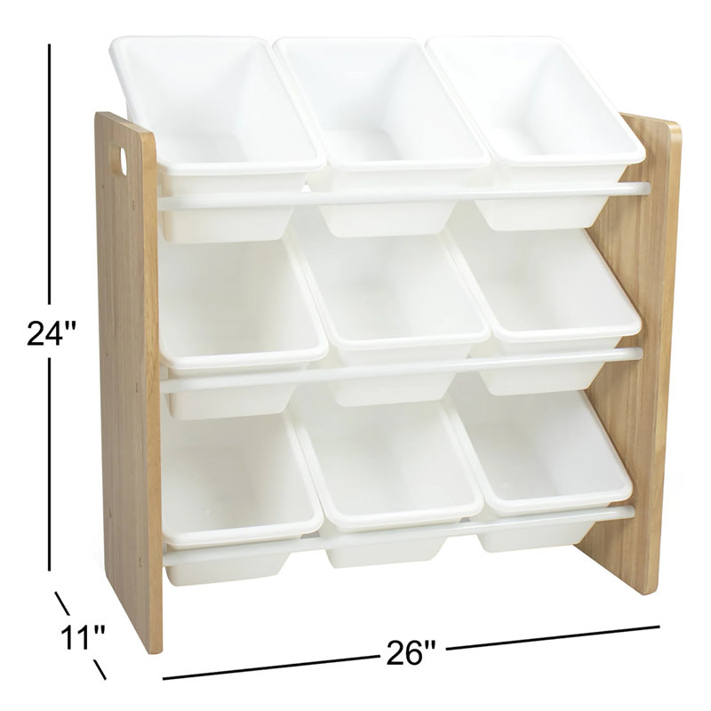 Nael Isabelle & Max™ Toy Organizer, Brown/White