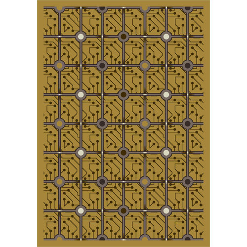 Whimsy Kaleidoscope Electrode Area Rug, 7'8" x 10'9"