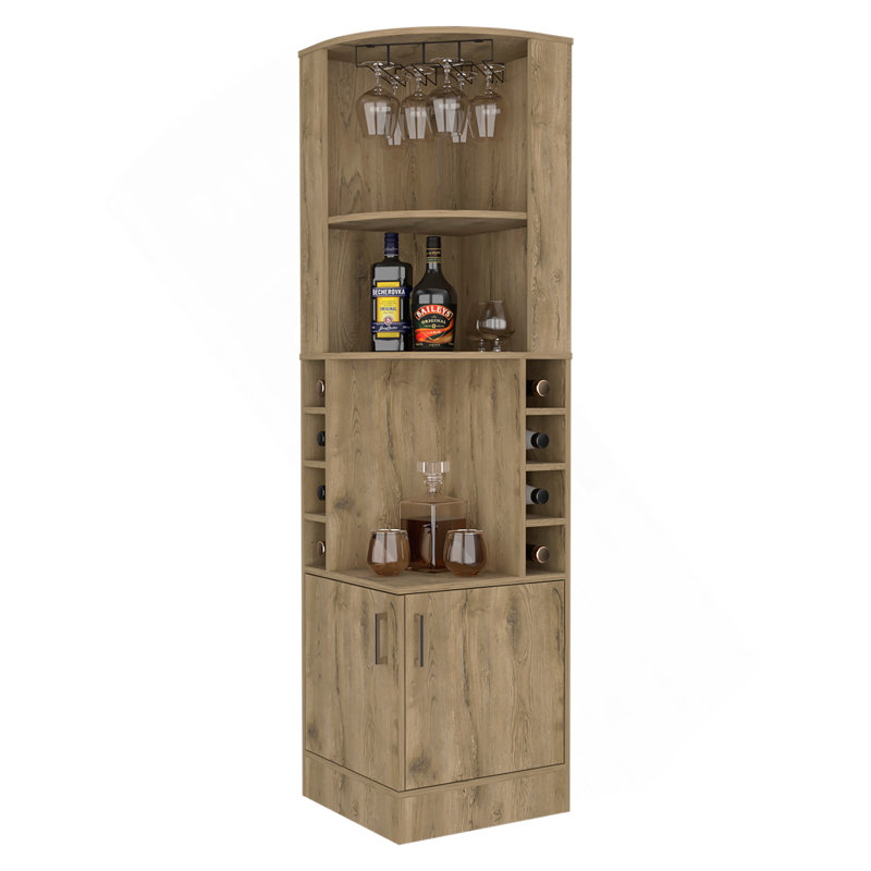 Armoire de bar Macadamia, Beige
