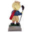 Figurine golfeur argenté