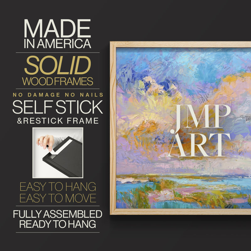perfect Afternoon -Framed Print - Restickable, 22" H x 28" W, Natural