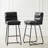 Modern Thick Upholstered Bar Stool and Counter Stool with Metal Frame-88133153-107178967