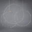 Set Of 3 Whimsical Rings, Warm White Battery Operated Led