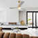 Kemp 52" 3 - Blade LED Modern Classic Ceiling Fan with Remote Control and Light Kit Included