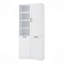 Armoire de rangement pour salle de bain avec portes et tiroirs, panier à linge inclinable, plusieurs espaces de rangement, style autoportant, tablette ouverte, tablette réglable-397538956