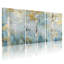 «Landscape & Nature Birch Trees Autumn Leaves Blue Sky», ensemble de 3 impressions sur toile-1420264724