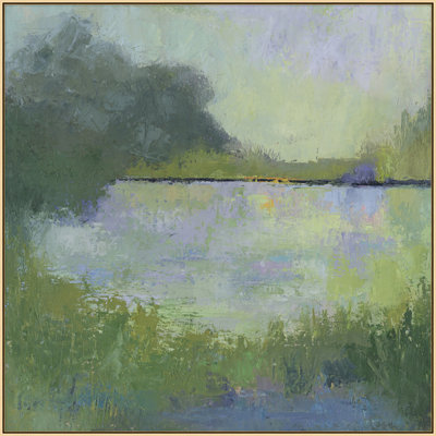 Across the Pond - Peinture sur toile à cadre flottant