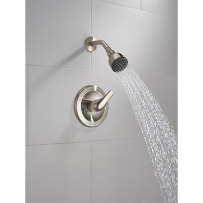 Garniture de douche à pression équilibrée avec poignée à levier unique
