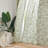 Linen Blend Floral Rod Pocket Curtains-693000752-693000717