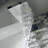 Florence Wall Mount Brushed Nickel Waterfall Rainfall Shower Set