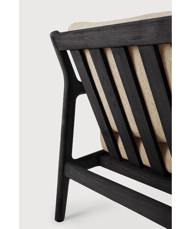 Jack Outdoor 3 - Seat Loveseat, Teak Black/Natural