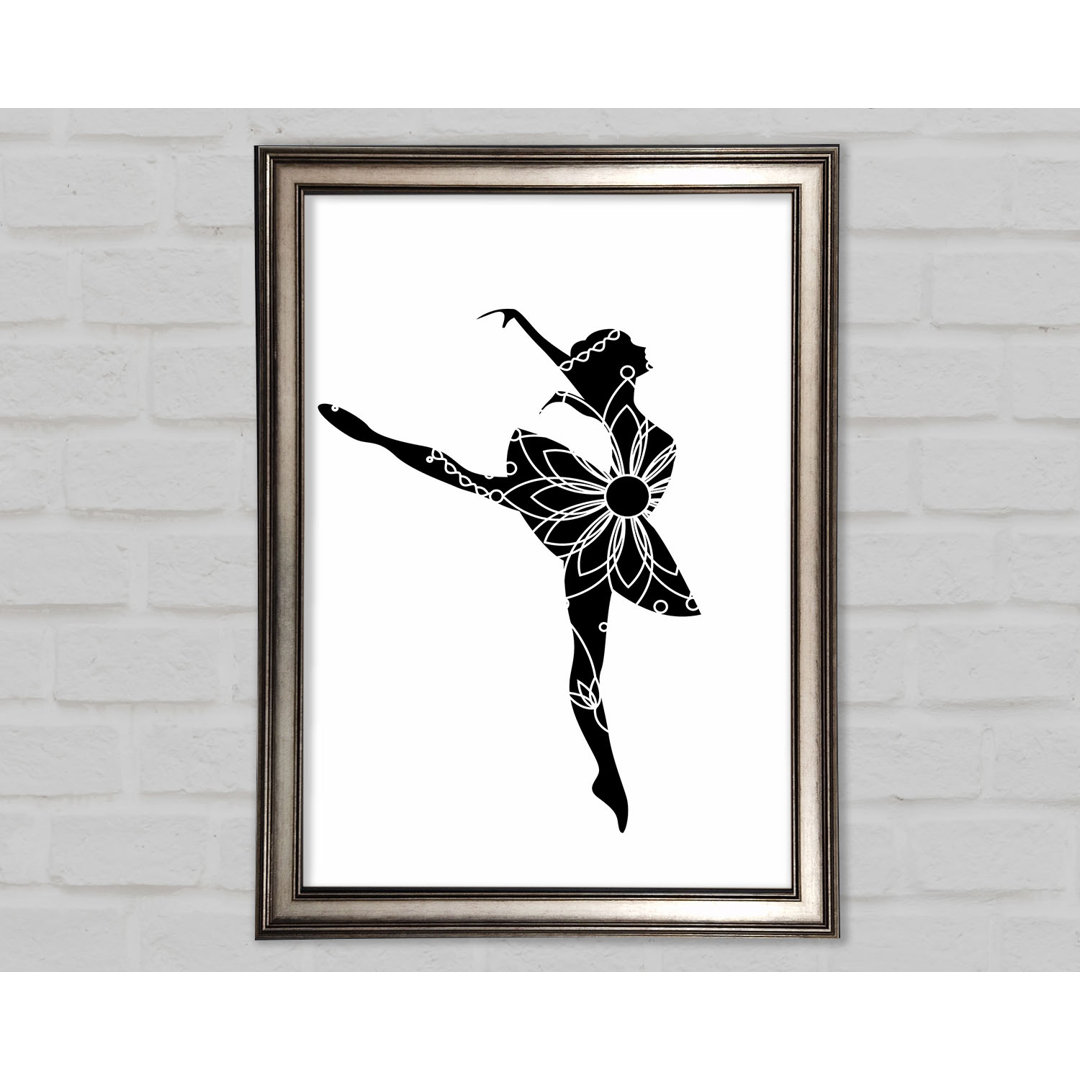 Ballerina Blume - Druck