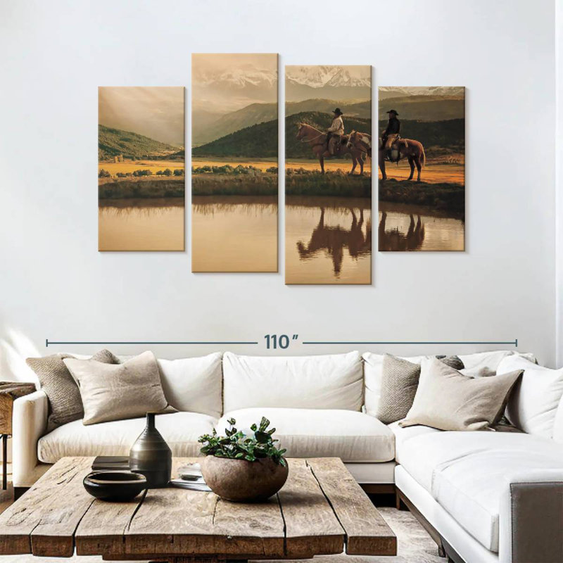 Lelar Rays On The Peak, 54" H x 84" W