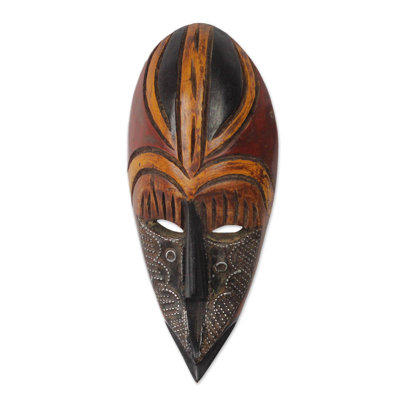 Masque en bois africain noyim