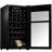NutriChef Dual Zone 16.93'' Freestanding 28 Bottle and Can Wine & Beverage Refrigerator