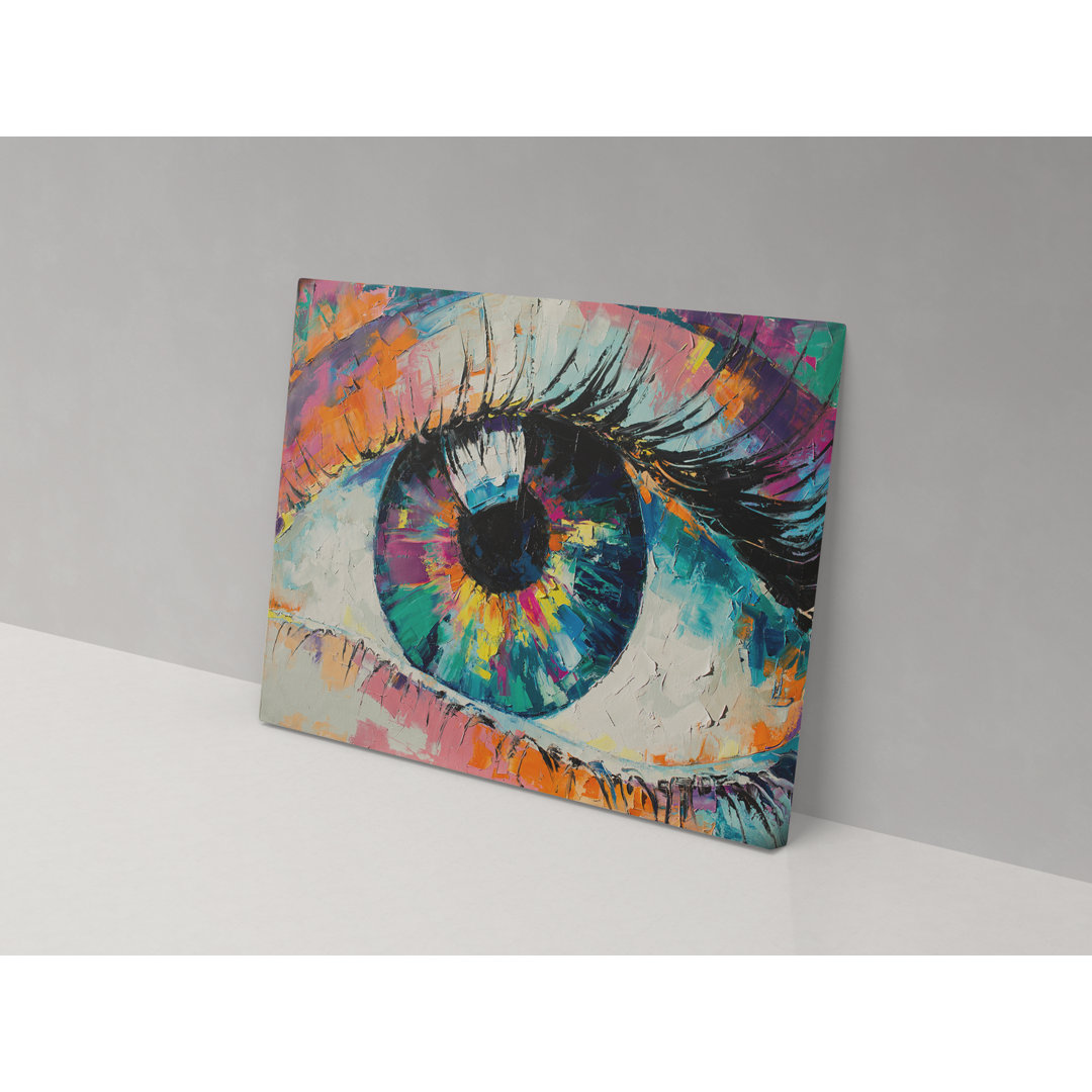 Eye of Colour - Wrapped Canvas Painting