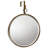 Cory Iron Frame Round Wall Mirror