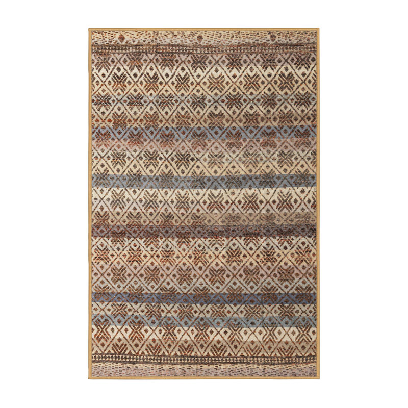 Abstract Indoor Rug, Runner 2' x 5'