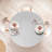 Ambesonne Modern Fitted Round Tablecloth White Pearl-1481274009