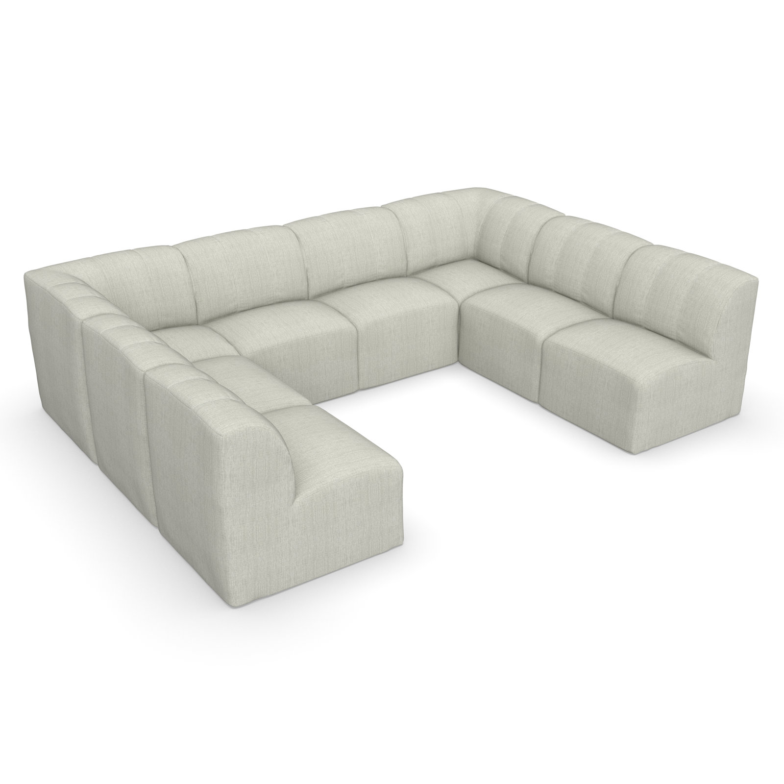 Praia 6-Person Sunbrella® Patio Seating Group, Canvas Granite Sunbrella® Canvas
