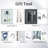 Coffee 8ft X 10ft Outdoor Metal Shed With Secure Foundation - Galvanized Steel Build, Punched Vents, Sliding Door Padlock, Hassle- Assembly Storage Shed, Iron Construction For Longevity, Vents-117455872-117455871
