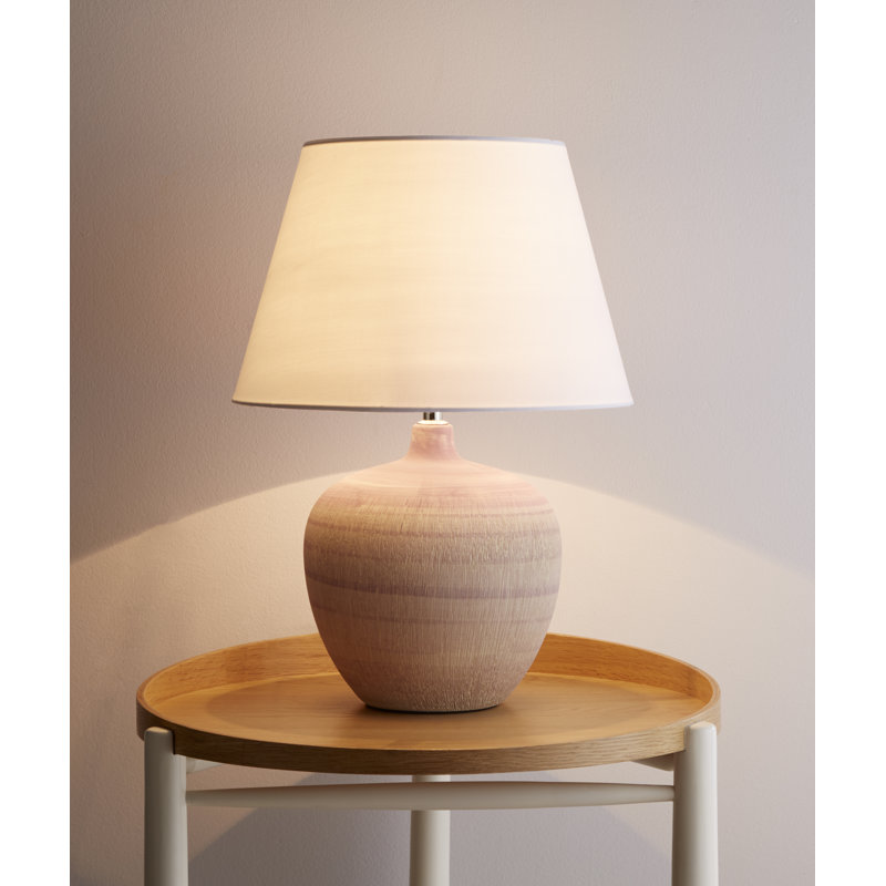 Alexia Ceramic Table Lamp, Lilac
