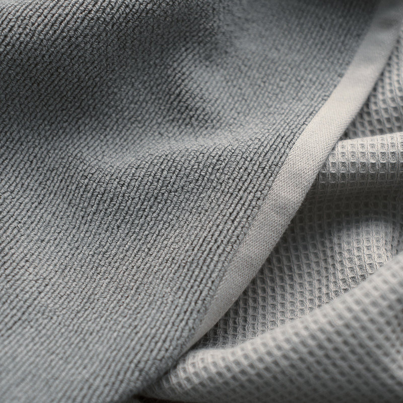 Waffle Bath Sheets, Dark Gray
