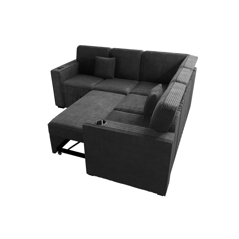 3-Piece Convertible Sectional
