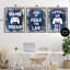 Gamer Quotes with Splash, ensemble de 3 cadres flottants, design par Marcus Prime-373793050-373793051