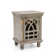 Table de chevet en bois gris antique