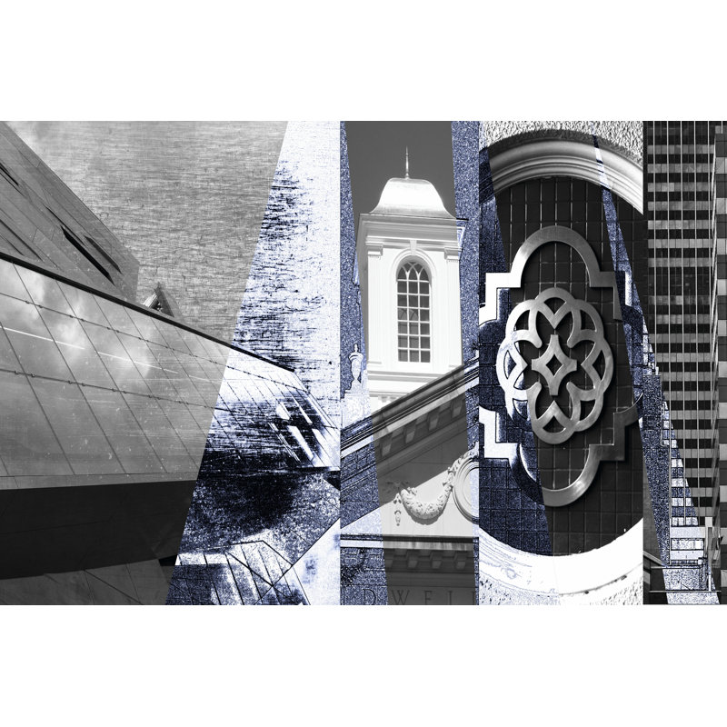 Architecture Collage I by Sisa Jasper - Wrapped Canvas Print, 30cm H x 46cm W x 3.8cm D