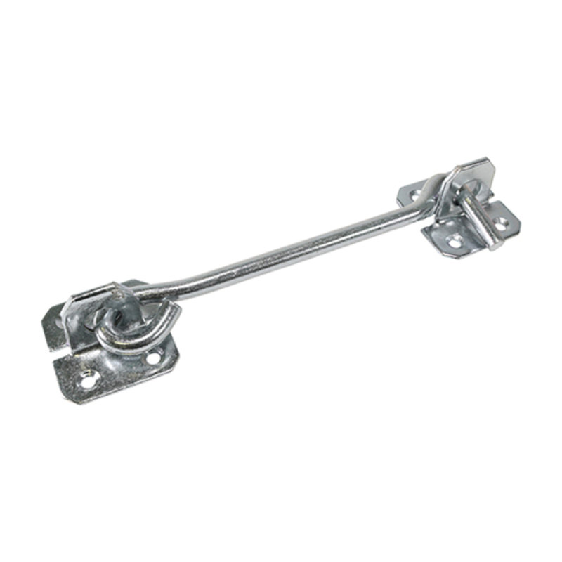 Cabin Hook Bolt, 15cm H x 4cm W x 3cm D, Bright Zinc Plated