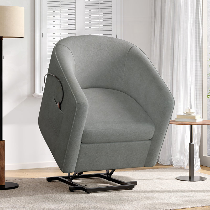 Fauteuil inclinable électrique Caldena, Gris