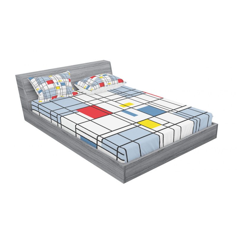 Microfiber Sheet Set, Full Sheet Set with Fitted Sheet